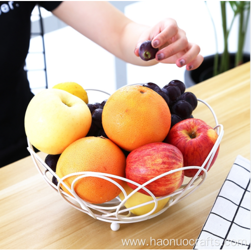 Hollow iron fruit basket